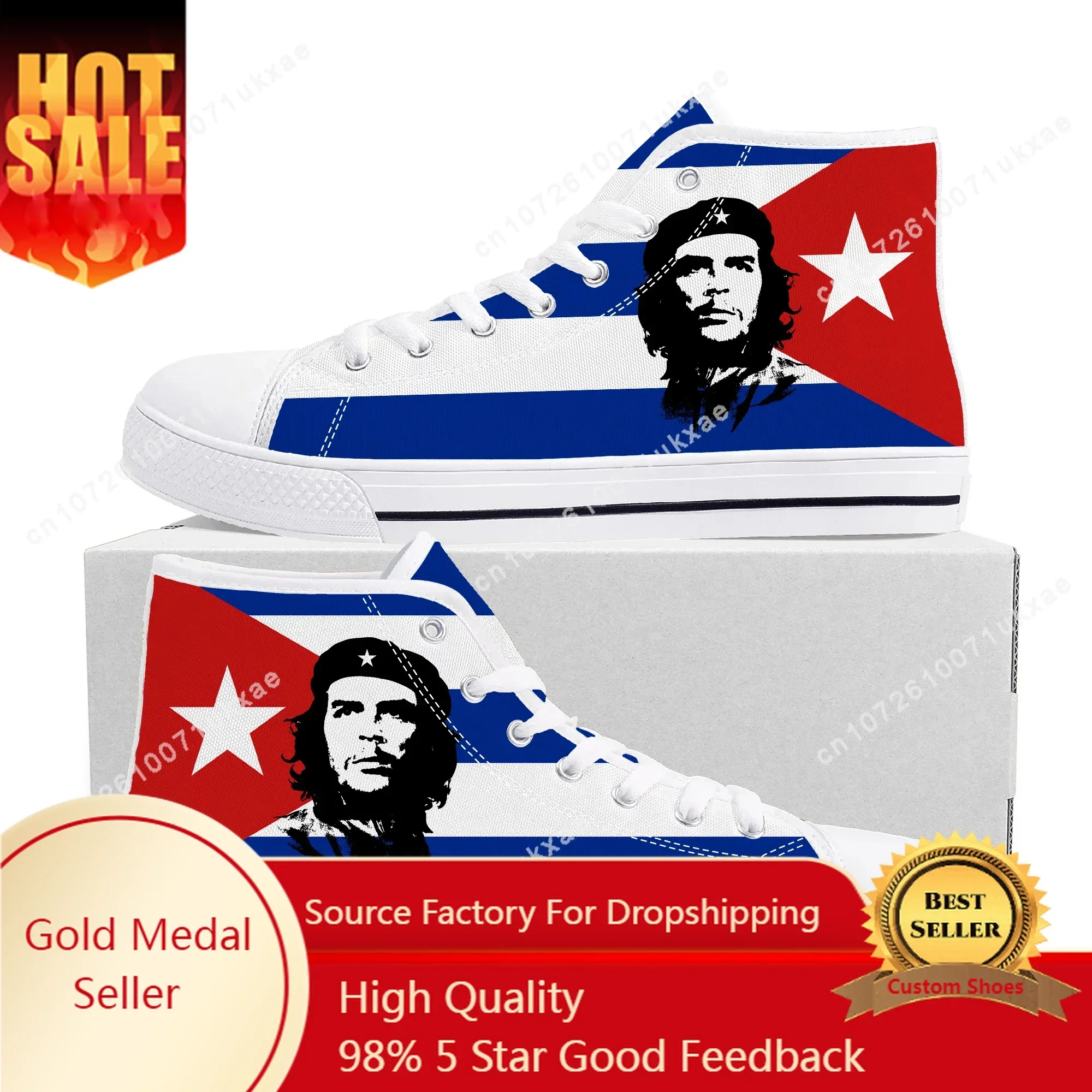 

Che Guevara High Top High Quality Sneakers Mens Womens Teenager Canvas Sneaker Casual Custom Made Shoes Customize DIY Shoe