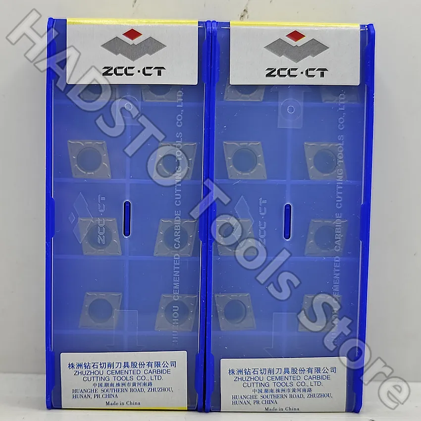 CCMT09T304-EF YBG202 CCMT09T304-EF CCMT09T304 CCMT32.51 ZCC.CT CNC carbide inserts Turning inserts For Steel, Stainless steel