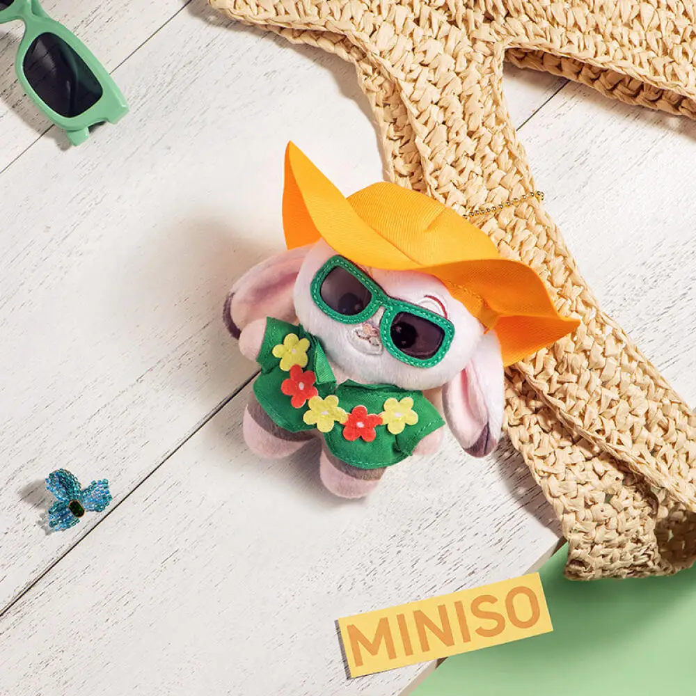 

Плюшевый брелок-подвеска 10 см Disney Zootopia: Джудит Хоппс и Ник Вайлд из серии «Отпуск», украшение для рюкзака, подарок на день рождения другу