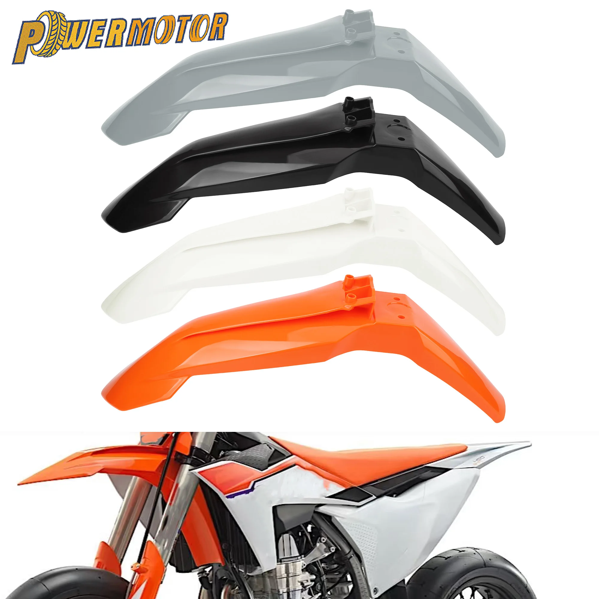 

For KTM Motorcycle Front Fender Plastic Mudguard SX SXF XC XCF 125 250 300 350 450 500 2023 2024 Enduro Motocross Modification