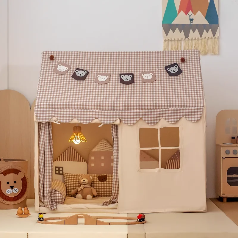 Ins coréen enfants tente intérieure garçon fille princesse jouet petite maison ménage bébé Playhouse château