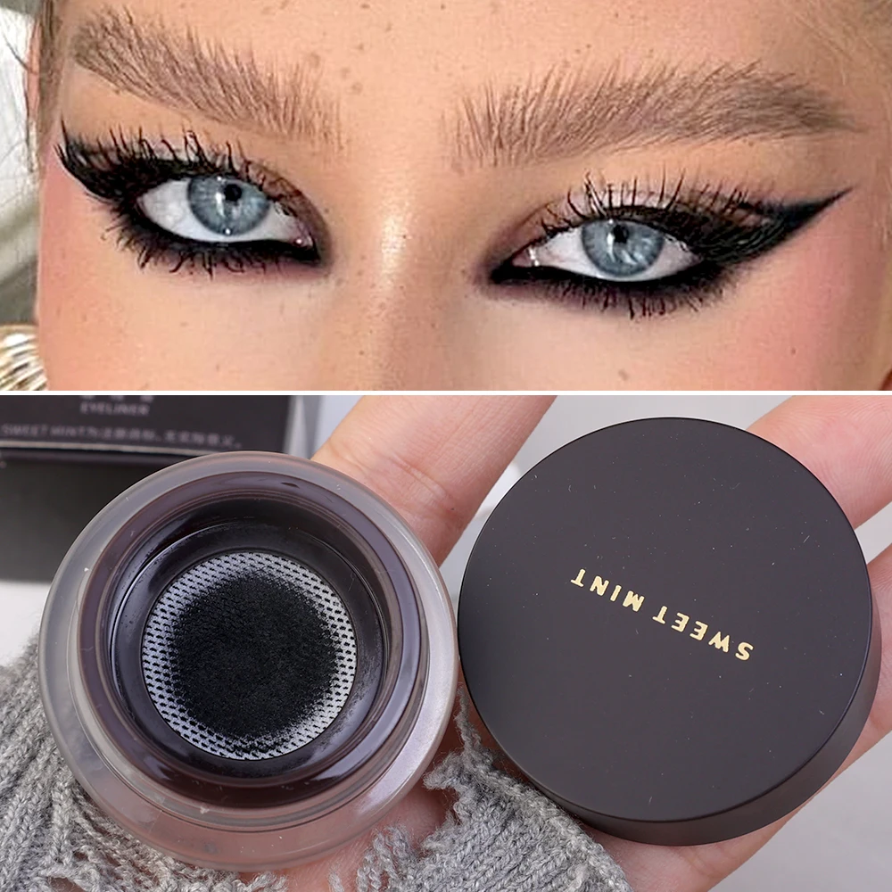 2 in 1 Eyeliner Eyebrow Gel Cream Waterproof Lasting Not To Smudging Matte Eye Liner Cream Big Eyes Tools Women Makeup Cosmetics