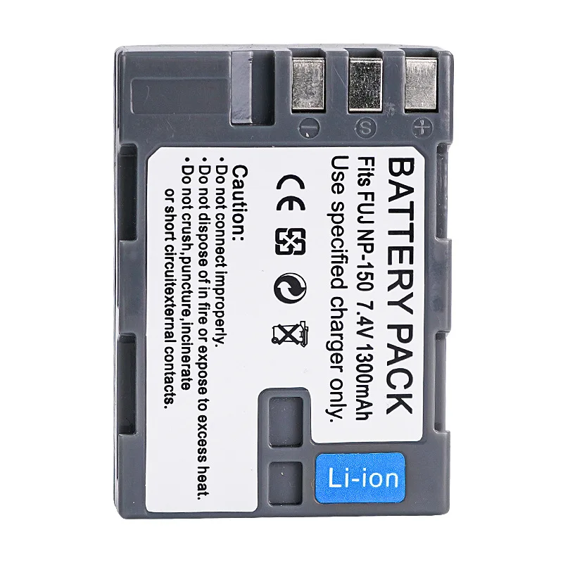 7.4V 1300mAh Rechargeable Li-ion Battery NP-150 FNP150 For Fujifilm Finepix S5 Pro, Finepix IS Pro Finepix S8 Pro USB Charger