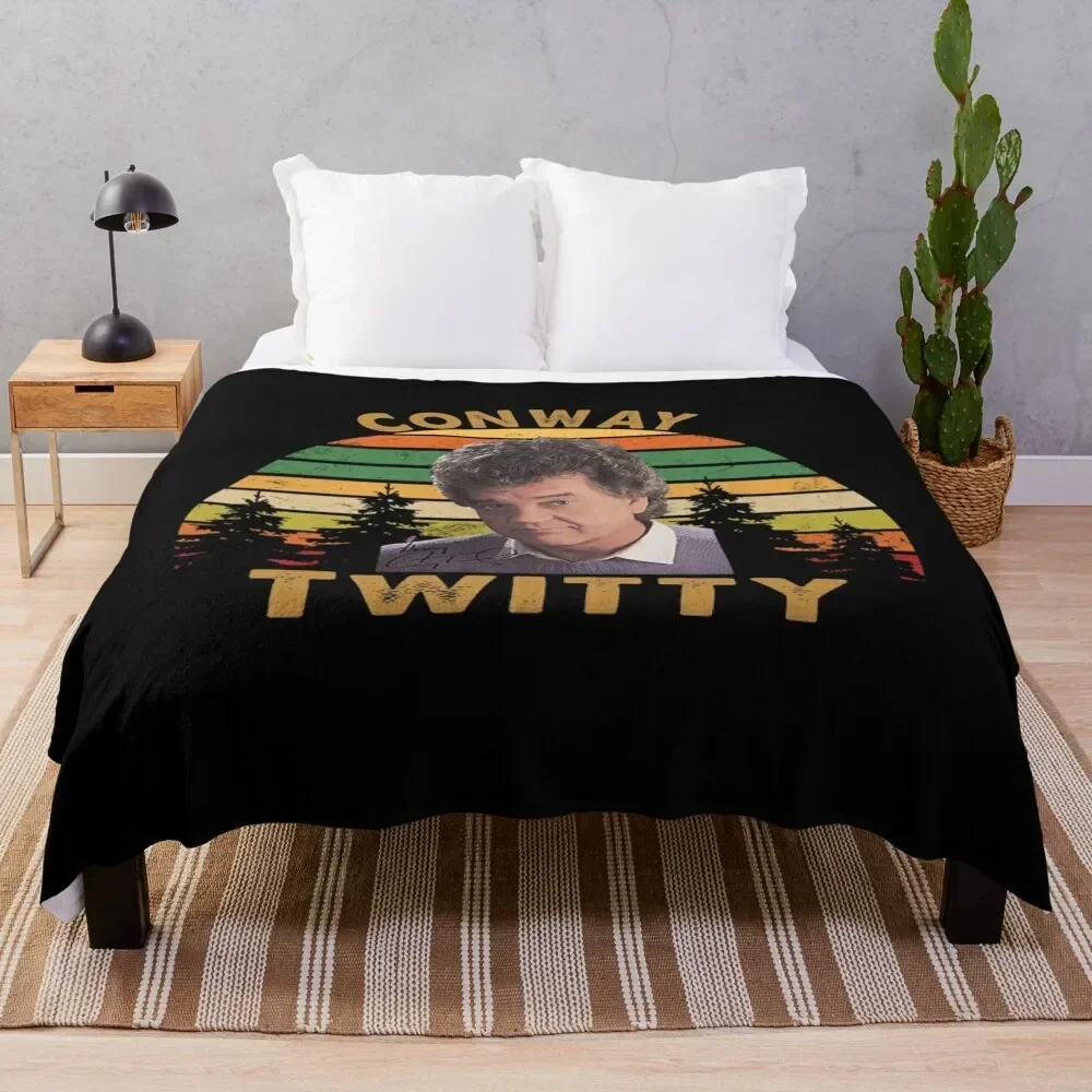 

Conway Twitty Throw Blanket Bed Fashionable Luxury Thicken Blankets