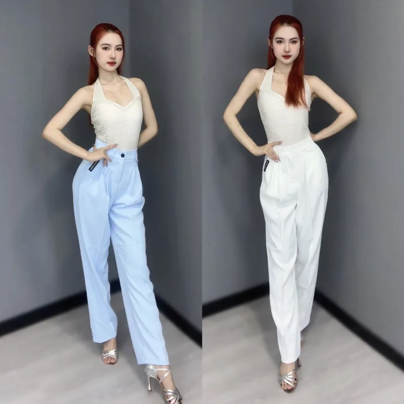 

Платье для латинских танцев по индивидуальному заказу, современный тренировочный наряд, свободная одежда для латинских танцев, костюм для учебных занятий