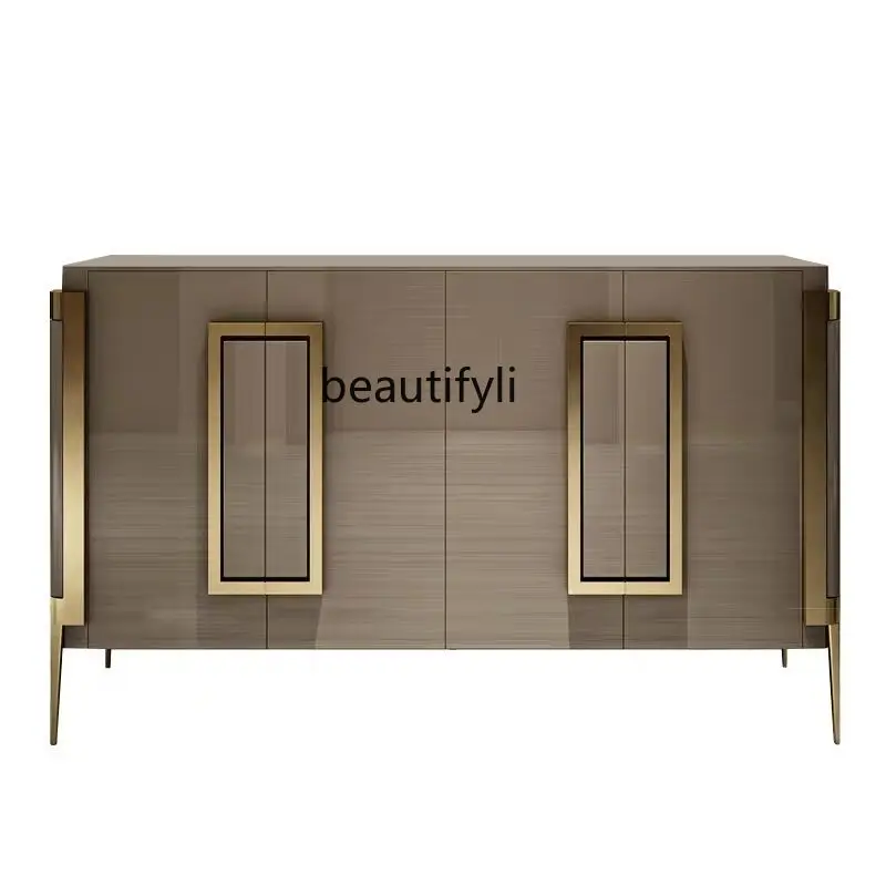 

Post-Modern Light Luxury Entrance Cabinet Solid Wood Sideboard Nordic Neo-Classical Decorative Shoe Cabinet furniture