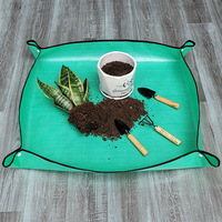 Flower Pots Transplanting Mats Gardening Planting Mat PE Plant Repotting Mat Foldable Waterproof Gardening Potting Pad