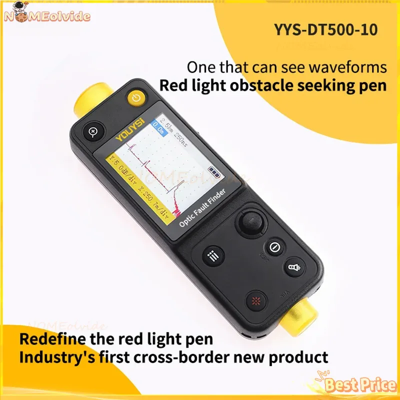 OTDR 20KM Handled Optical Time-Domain Reflectometer, Fiber Ranger, FTTB FTTH Breakpoint Tester Meter Event Blind Zone 25m