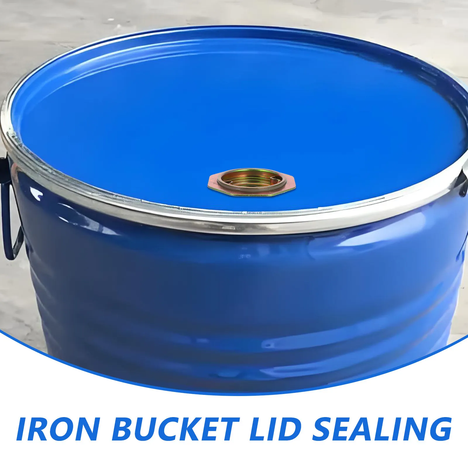 Drum Sealing Cap Threaded Leak Proof Closure for Chemical Oil Barrel Drum Plug Cover Bucket Lid Industrial Use