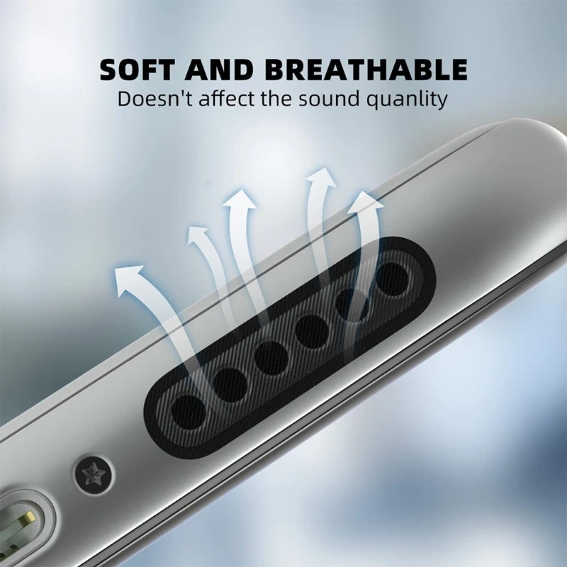 

K0EA Phone Speaker Dustproof Protectors Stickers with Tweezer Anti Dust Adhesive Cover Type-C Dust Plug for Phone 16 15