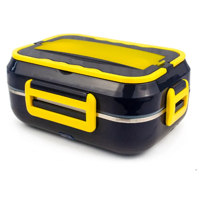 

Hot Custom 12V 24V 60W 1.5L Stainless Steel Portable Electric Lunch Box Heating Food Warmer Bento Box for with Carry Bag