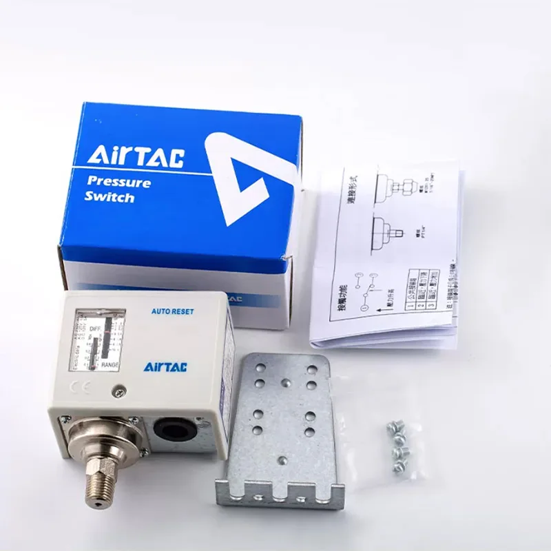 Original AirTAC PK510 PK506 PK503 Pressure Switch（Multiple Specifications of Tracheal Connectors Are Available for Selection）