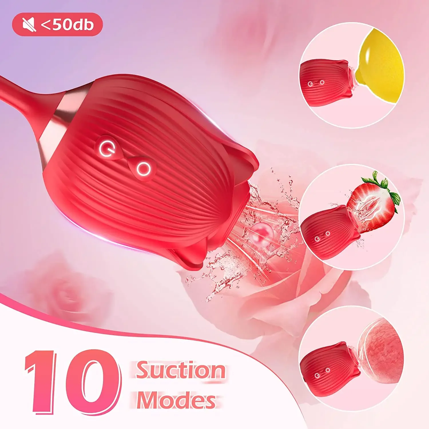 G-Spot Vaginal Vibrator Vlitoral Nipple Sucking Ctimulator 10 Sucking Modes Vibrating Egg Adult Sex Toys for Women & Couples - Image 2