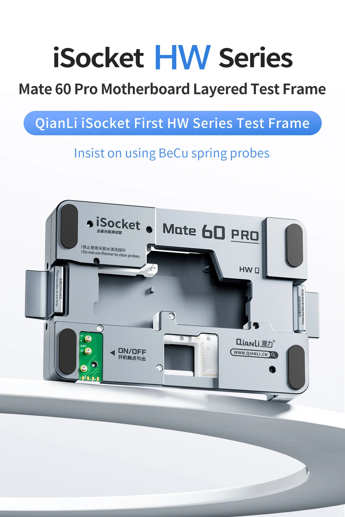 QIANLI iSocket per iPhone X Xs 11 12 13 14 15 Pro Max dispositivo di prova della scheda madre piattaforma Tester funzione scheda madre a due piani