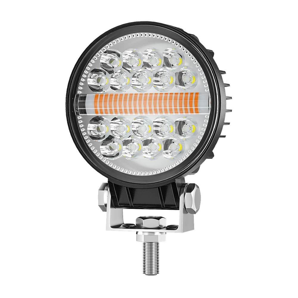 4-inch Car Mounted Circular LED Forklift Work Light Suitable For Front Headlights Of Trucks Off-Road Vehicles And Tractors