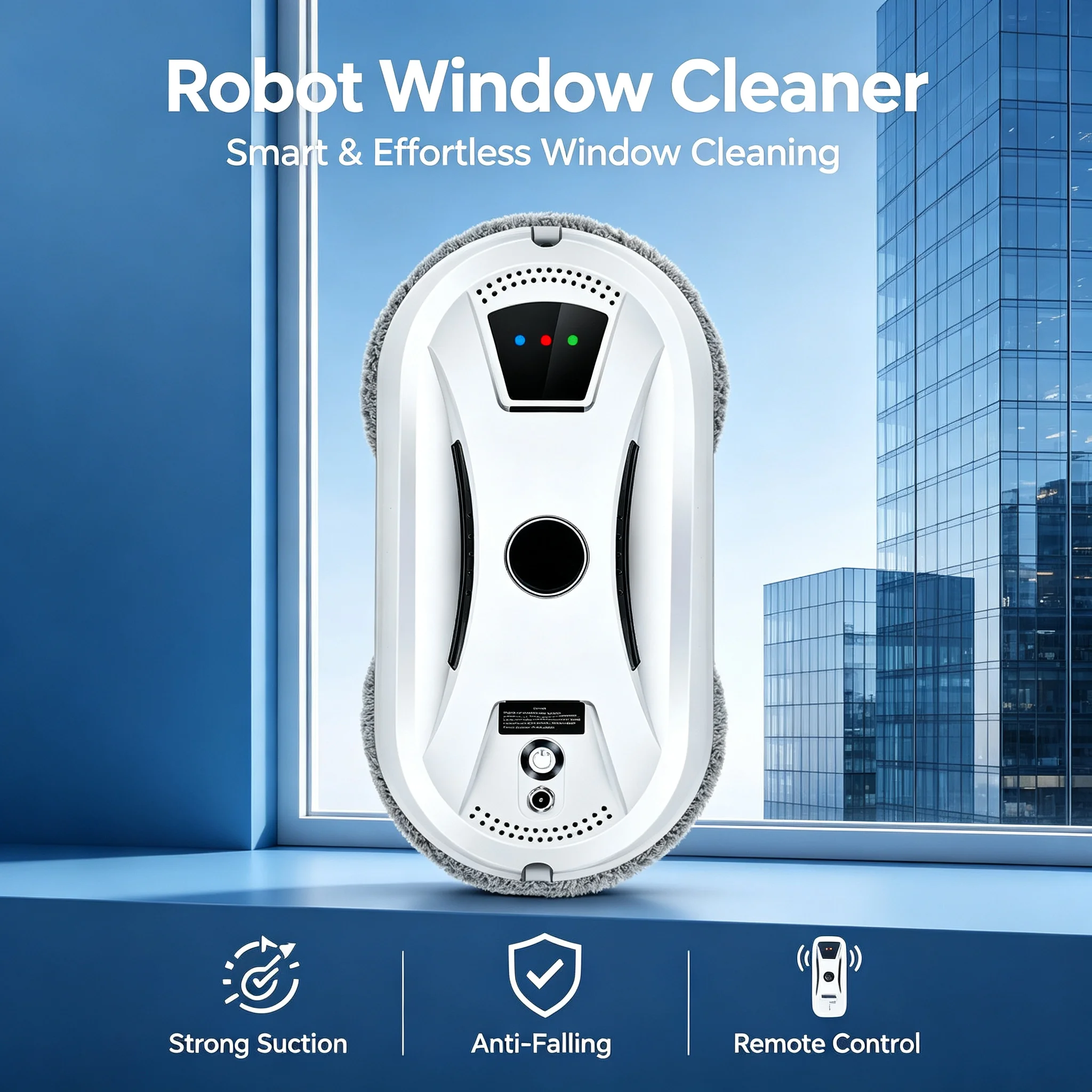 Intelligent Fully Automatic Remote Control Home Window Cleaning Robot Hcr-02 Smart Robot