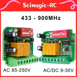 Receptor de Controle Remoto Porta de Garagem, Interruptor Universal para Abridor de Comando, RX, MULTI, 300- 868MHz, 433MHz