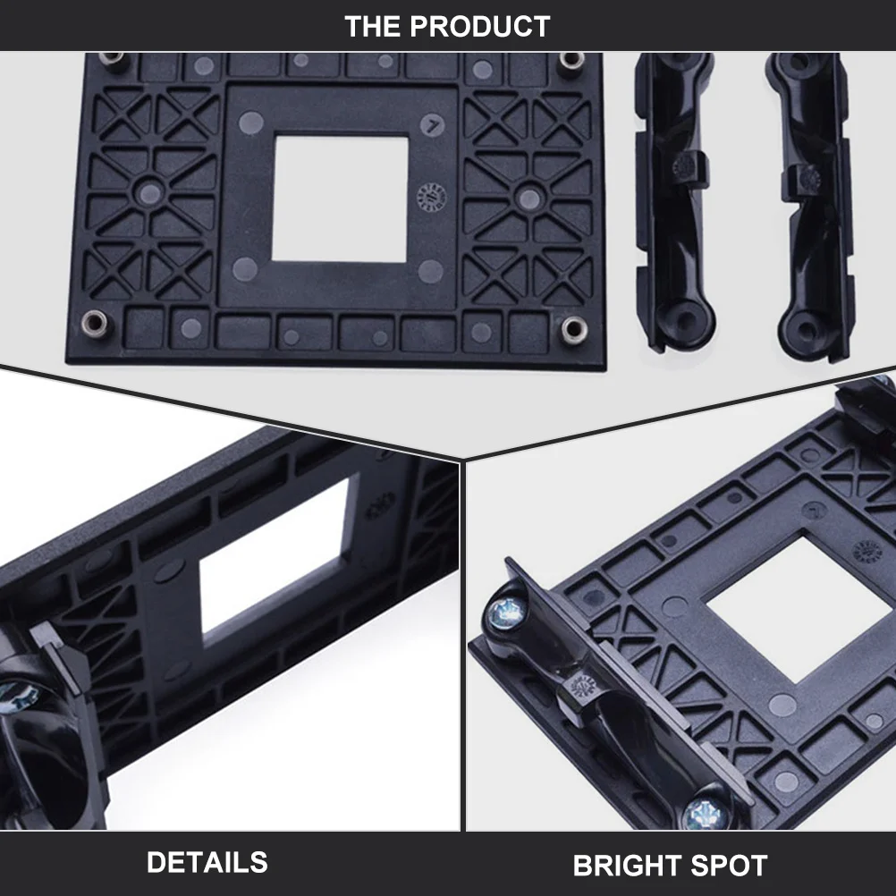 3 PCS Motherboard Fan Bracket CPU Cooler Heatsink Accessories Retention Mounting for Radiator Base Socket Stand Holder
