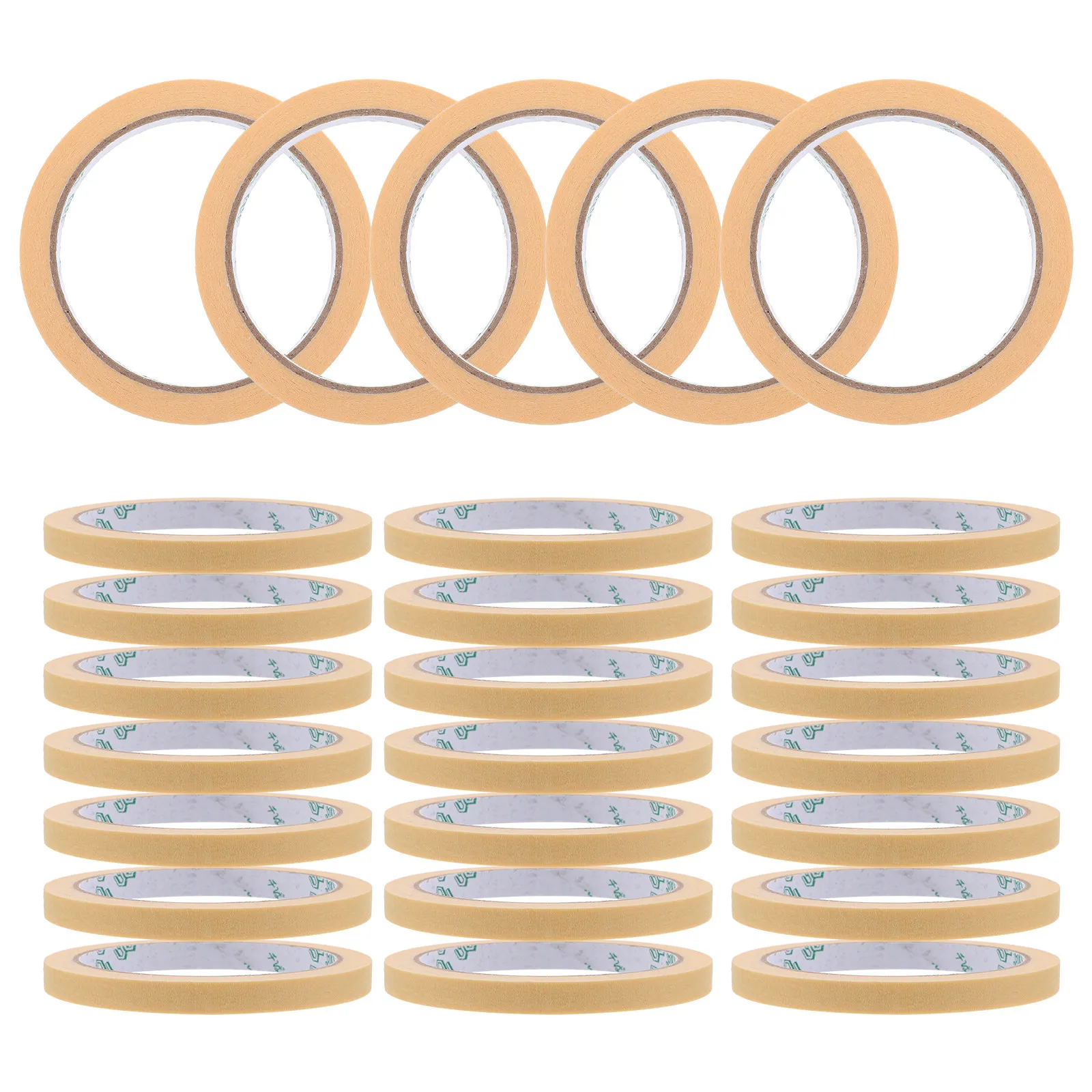 Solid Color Sewing Drafting Tape 20 Rolls Removable Paper Adhesive for Crafts Scrapbooking Labeling Masking