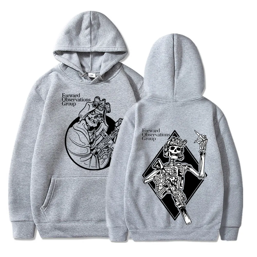 Forward Observations Group Hoodie Punk Skeleton Gothic Hoodies