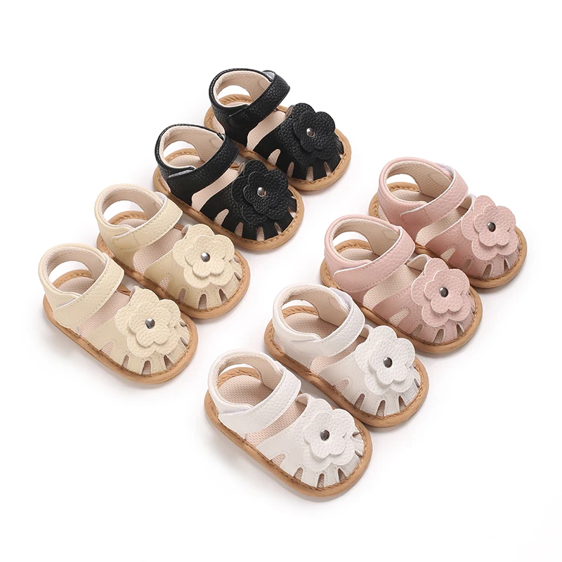

Summer fashion new small flower sandals for baby girls' walking shoes