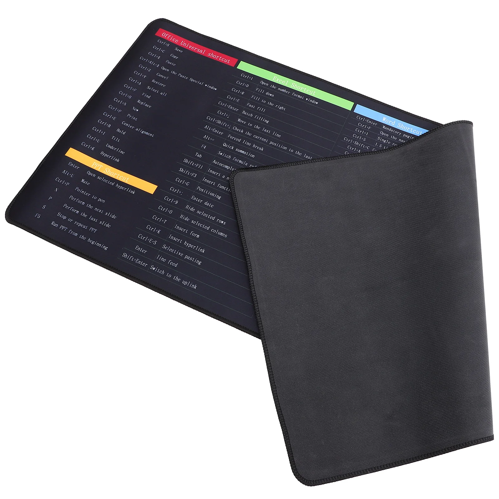 Large Non-Slip Rubber Keyboard Mouse Pad With Keys Big Desk Mat For Office Gaming Work Use English Pattern