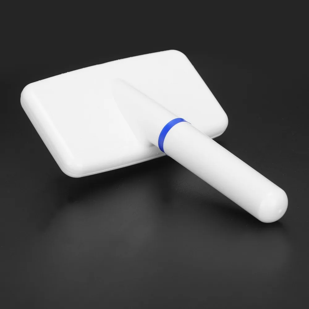 Smooth Metal Pins Pet Pin Brush Plastic Curved Frame Massage Nodules Dog Grooming Comb Compact Body White Air Cushion