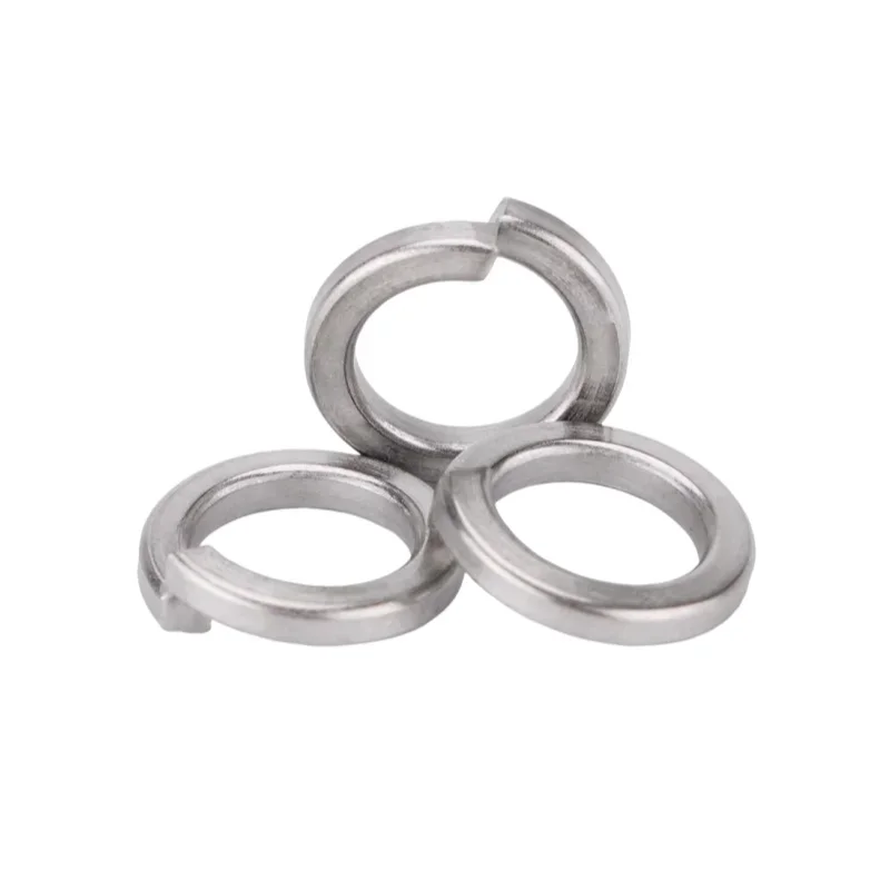 304 316 Edelstahl Federsicherungsscheiben Geteilte Ausführung 2-10 1/2 5/8 3/4 5-16mm Elastische Dichtung – Detail 5