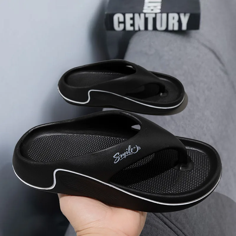 Men EVA Flip Flops Non Slip Wear Resistant Outdoor Beach Sandals  Matching Couple Indoor Daily Casual Slippers