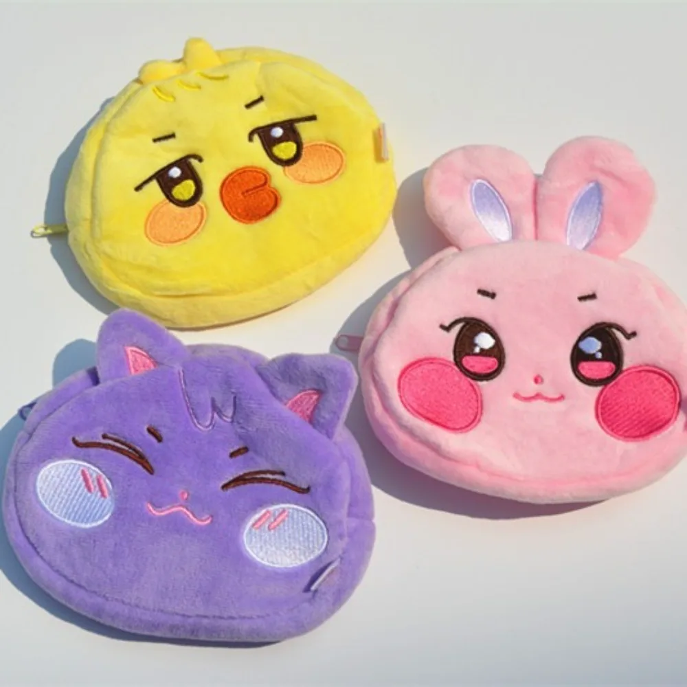 Kpop Ateez Coin Purse Animal Cartoon Storage Bag ANITEEZ Mini Headphone Case Gift