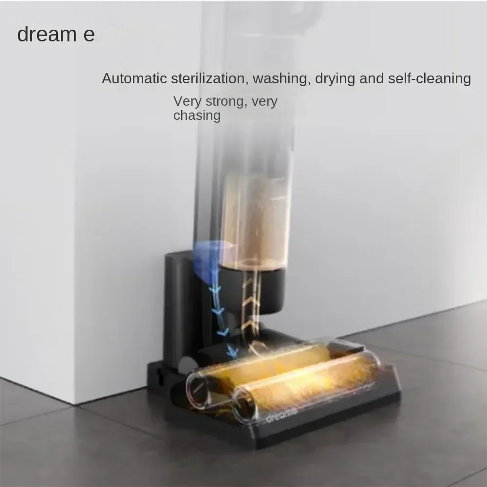 Dreame ในครัวเรือน 4.0 ดูดและ Mop แบบบูรณาการ Mop เครื่องขัดพื้นเครื่องดูดฝุ่น Double Roller Floor Scrubber M13S