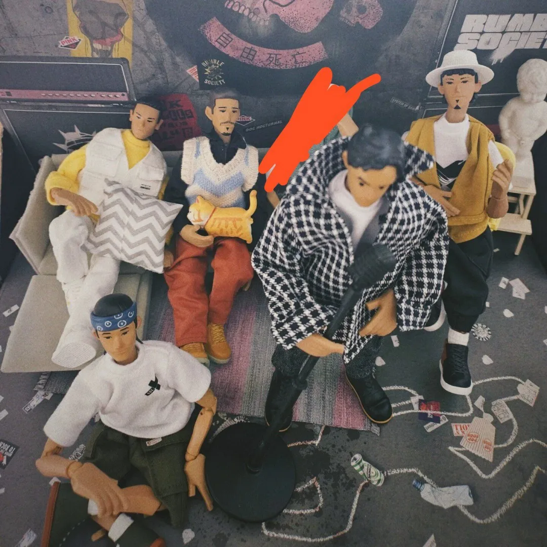 

Come4arts Articulated 1/8 This Is The Street Dance Series Trendy Toy V1 V2 Desktop DecorationAction Figure Model customized