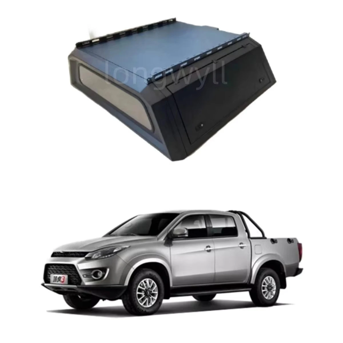

Vigus A-deck Heavy-Duty Aluminum Tonneau Cover for Pickup Trucks Waterproof Anti-Rust Smart Cap Topper Locking Off-Road
