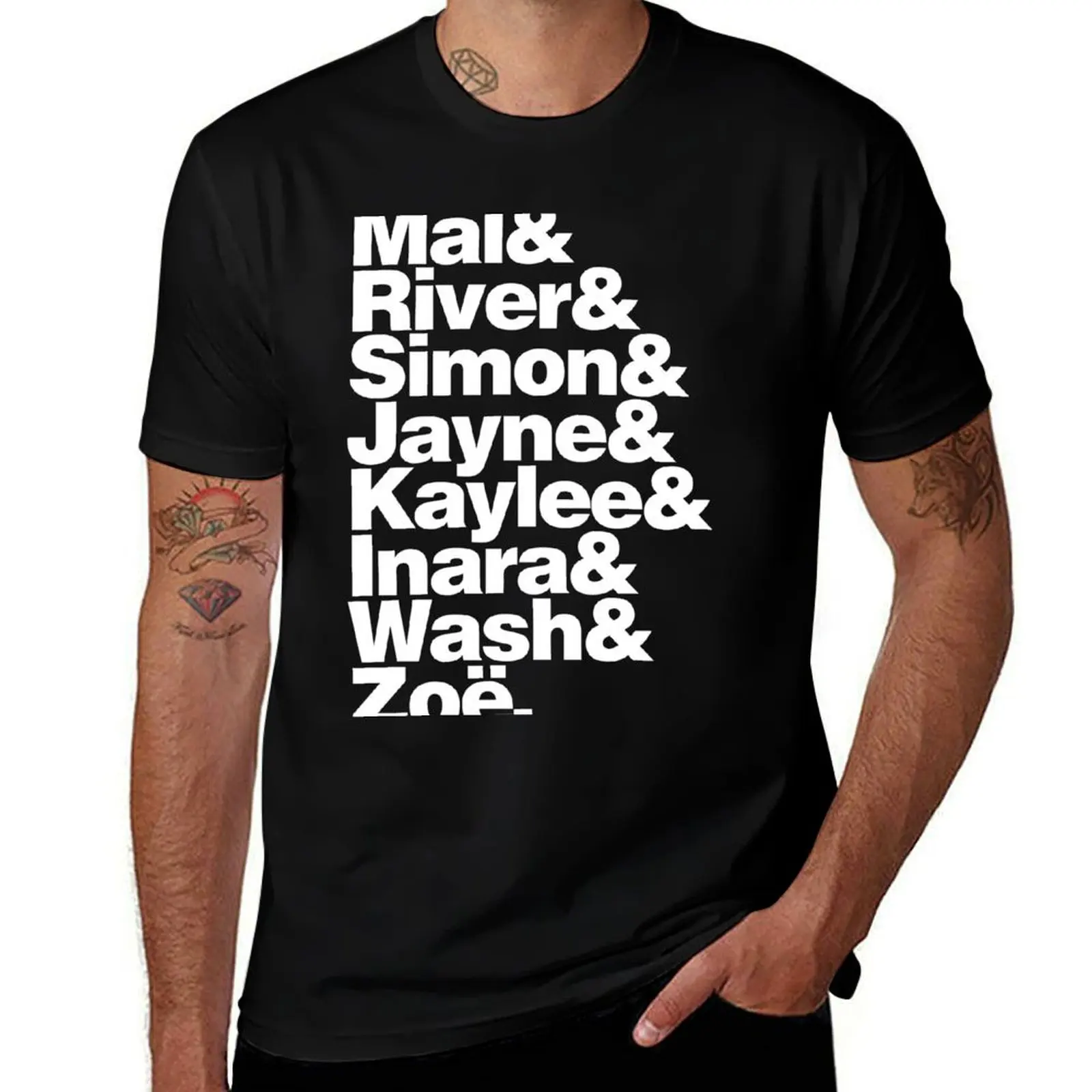 FIREFLY T-Shirt All Match Print Short Sleeve Top T-Shirt