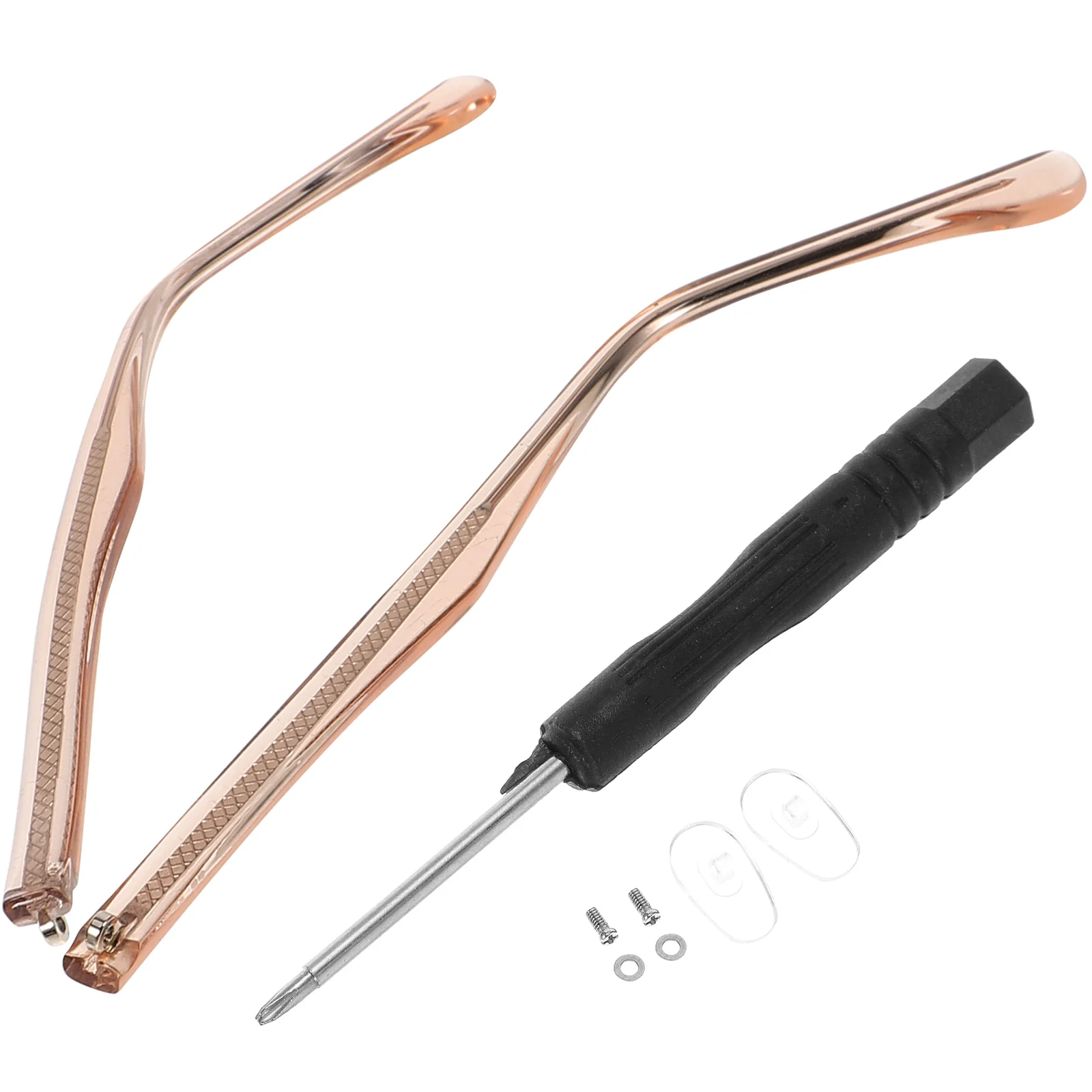 

Sunglasses Replacement Legs Eyeglasses Temples Parts Rose Gold Arm Universal Metal for Miss Arms