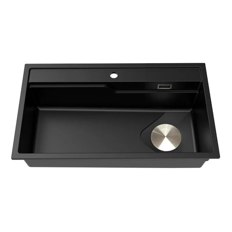 

Quartz stone sink under the counter vegetable basin dishwasher set