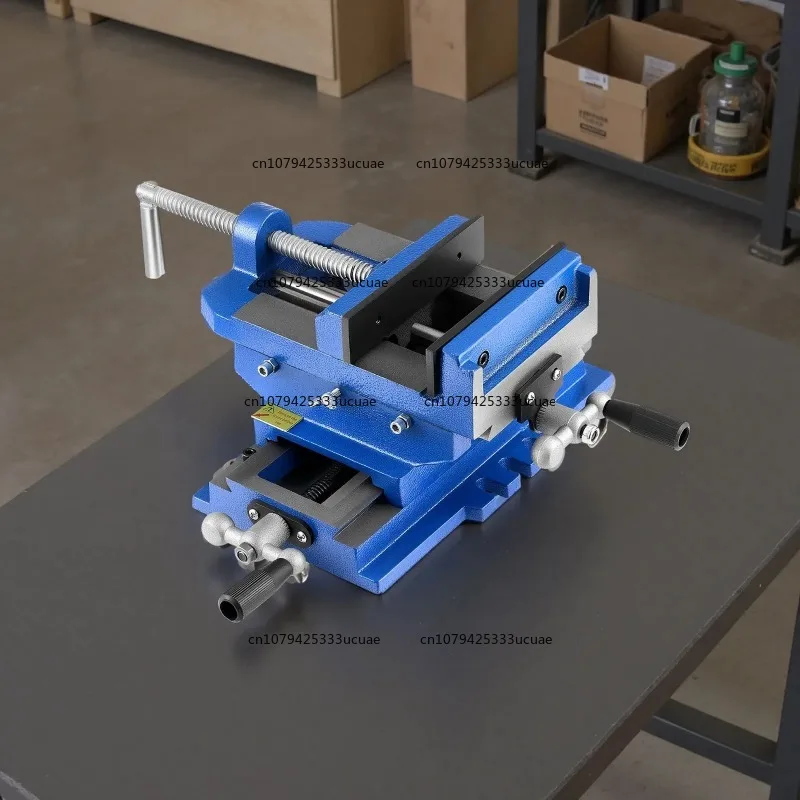 Cross Slide Drill Press Vise 2 Way X-Y Axis Bench Vise  Vice Clamp, for Woodworking Drilling CNC Milling Machine