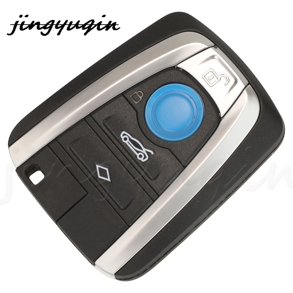 jingyuqin Original 434Mhz ID49 Remote Car Key For BMW i3 i8 Series 2014 2015 2016 2017 4BTN Keyless Control FOB NBGIDGNG1 433Mhz