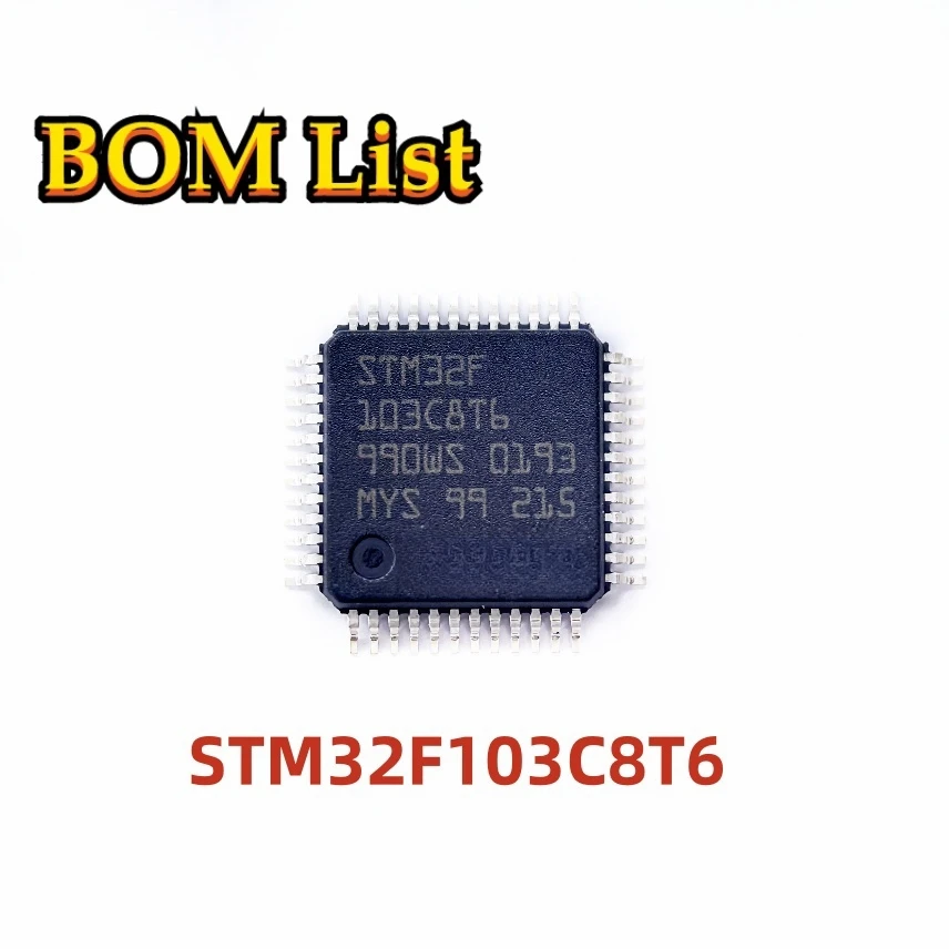 New Original STM32 STM32F STM32F103C8T6 72MHz 128KB Flash Embedded Development microcontroller in Stock