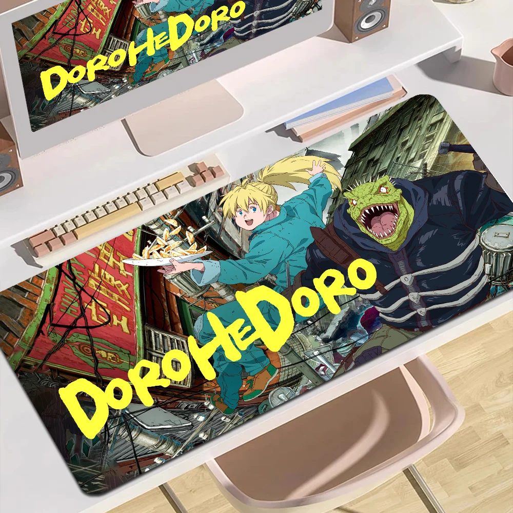 Dorohedoro Anime Rubber XXL PC Gaming Mouse Pad Gamer Desk Mats Keyboard Pad Mause Pad Muismat Desktop Mat