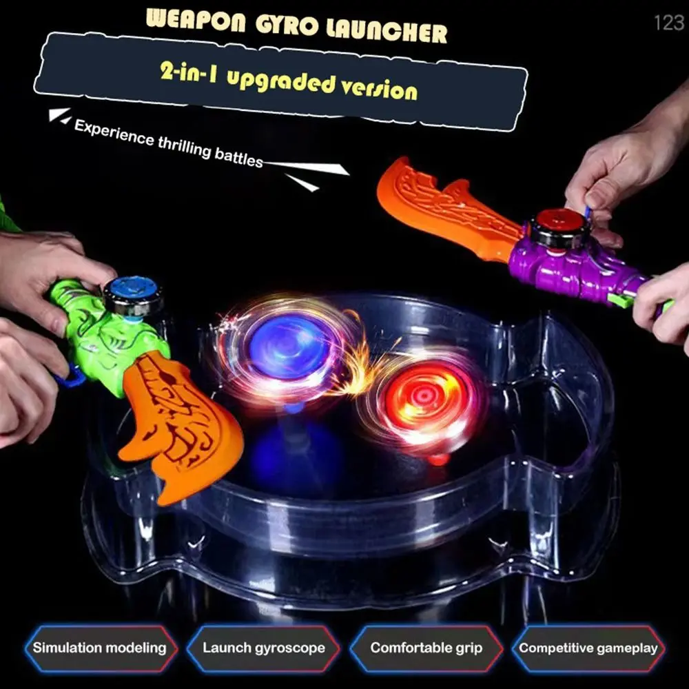 

Пластиковая боевая мастер-пусковая установка, высокопроизводительная игрушка, верхняя пусковая установка, ручка, случайный цвет, повседневные игрушки-сюрпризы для детей