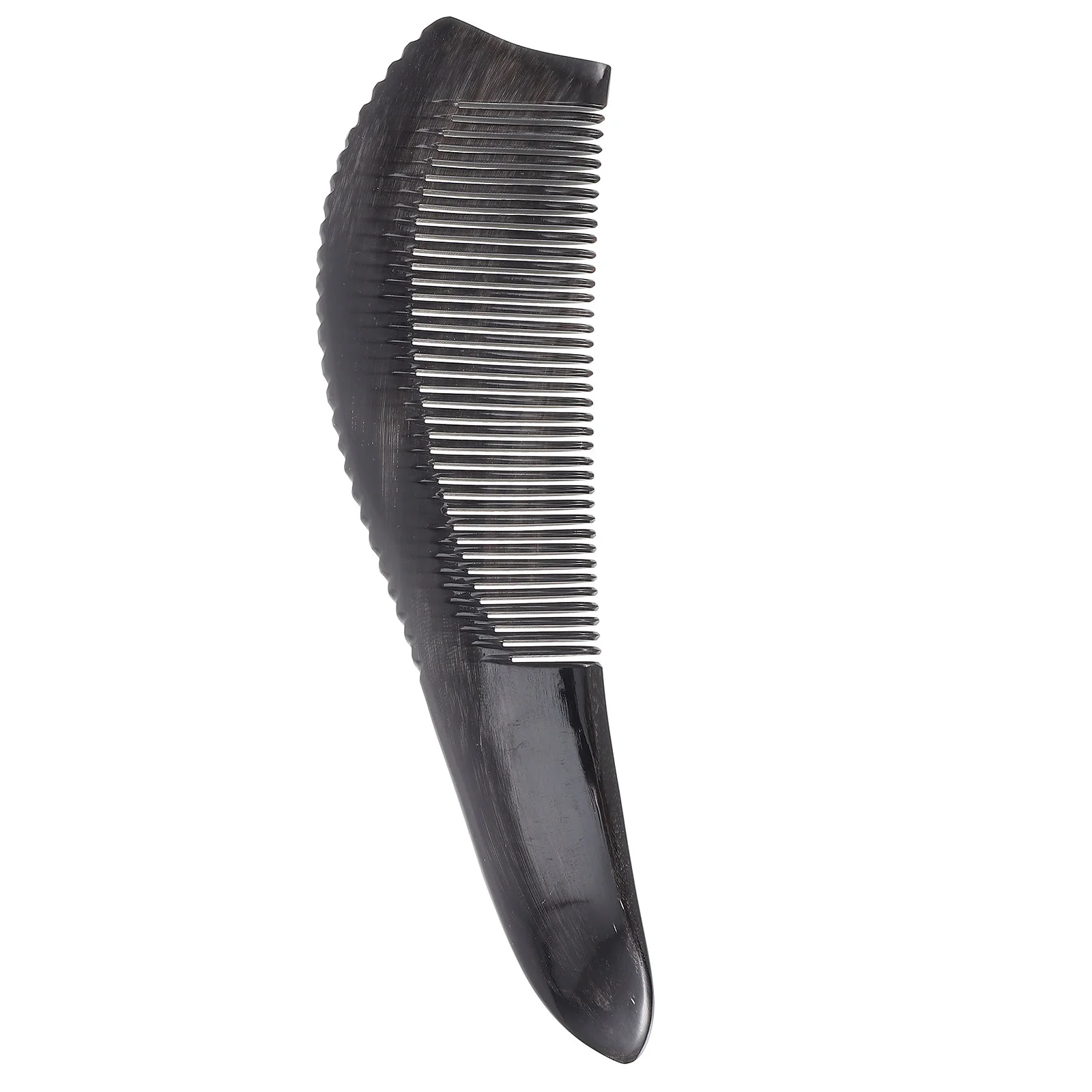 Black Buffalo Horn Comb Home Hair Styling for Men Simple Tool Horns Massage Durable Long Haircut Man Combs