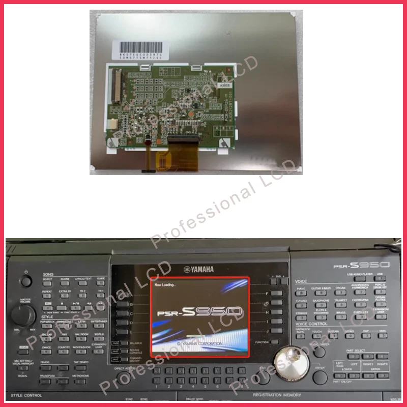LCD Display Screen For Yamaha PSR S950 PSR-S950 Electronic Organ Matrix LCD Repair