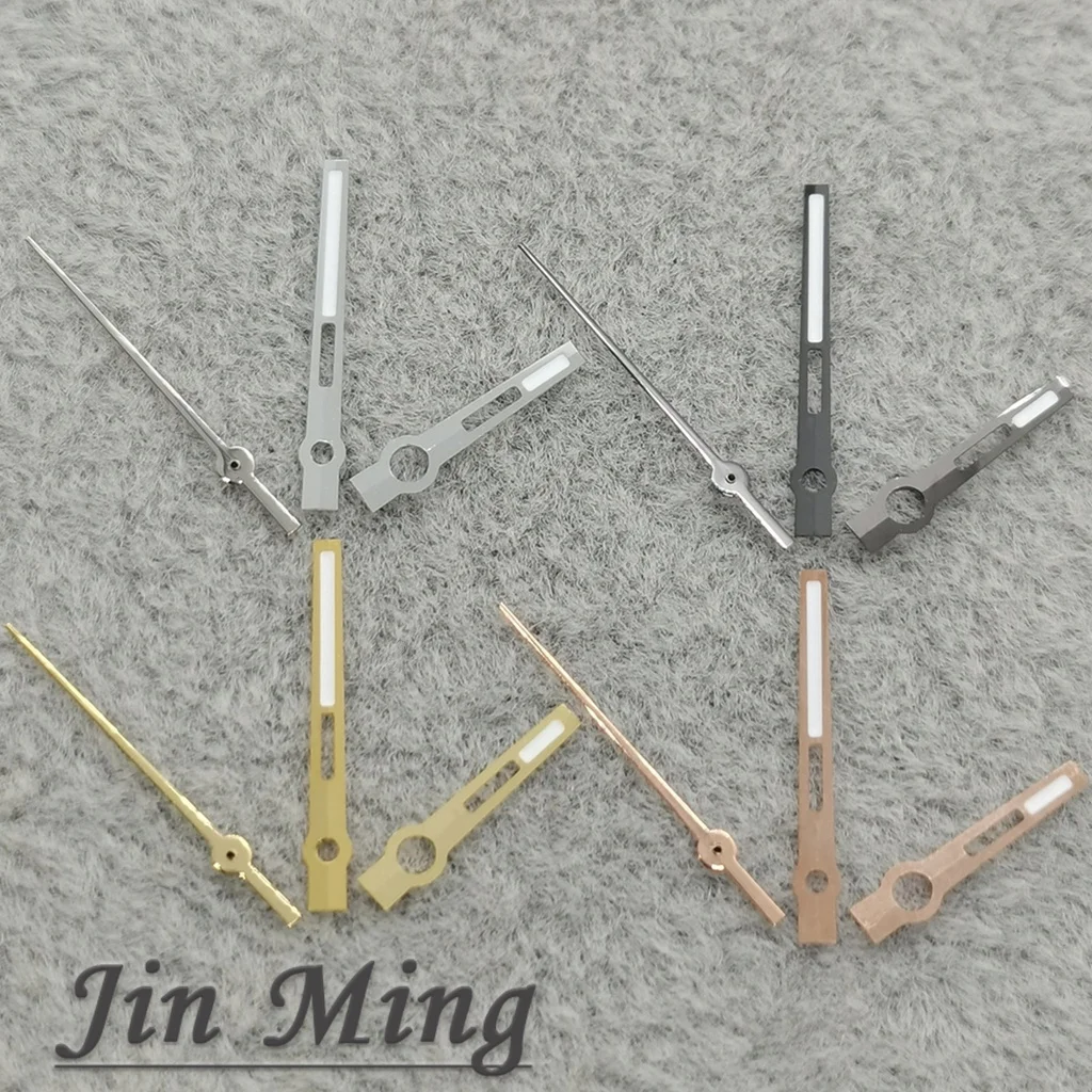 ساعة يد عالية الجودة 12.5*12*8 الأخضر مضيئة الفضة الذهب بندقية ل NH35 NH36A 7S26 7S36 4R35 4R3 حركة الساعات اكسسوارات