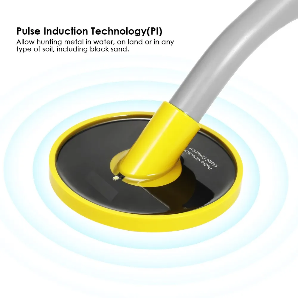 PI-IKING 750 rilevatore di metalli portatile subacqueo avventura sottomarina induzione a impulsi all'aperto cinturino da polso impermeabile corda di sicurezza