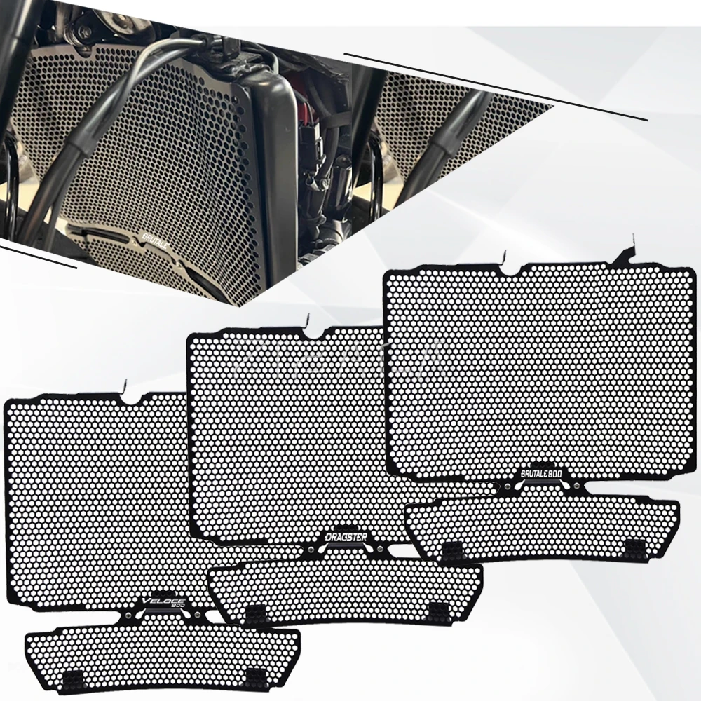 FOR MV Agusta Brutale 800 RR/RC/ Dragster RR SCS/RC SCS/Rosso 2018 - 2025 2024 2023 Motorcycle Radiator Oil Cooler Cover Guard