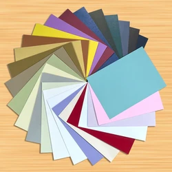 DUOFEN 25colors Shimmer crafts paper greeting cards paper 250g A4 for DIY papercraft projects Scrapbook Paper Album