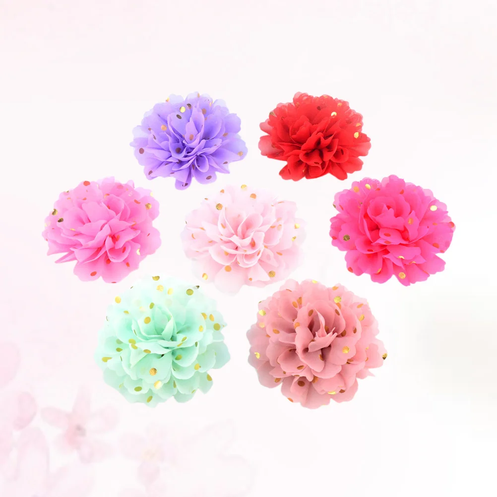 

8 Pcs Big Flower Pet Decoration Accessories Hair Clip Decorative Accessiories for Dogs