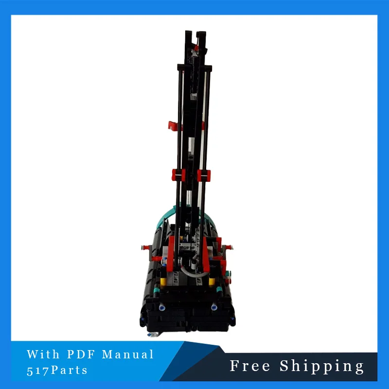 

517 Parts Construction Vehicle Model Series Large Crane Building Block Bricks DIY Model Children Assembly Christmas Birthday Toy
