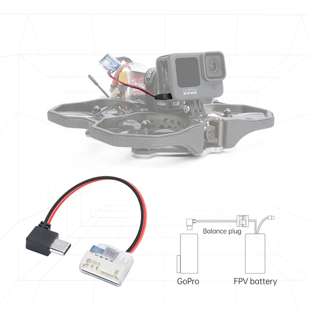 iFlight Type-C To 4-6S Balance Plug GOPRO Power Cable